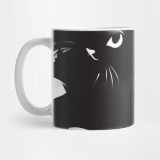 Kittens Shadow Silhouette Anime Style Collection No. 43 Mug